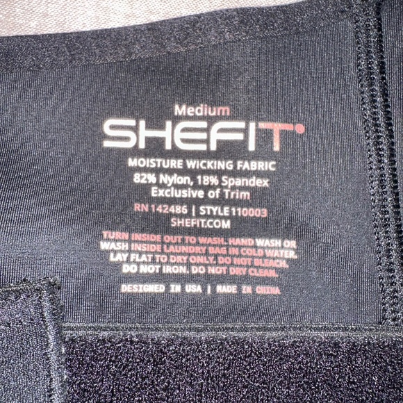 Shefit Black Rose-gold Sports Bra M - Picture 4 of 4